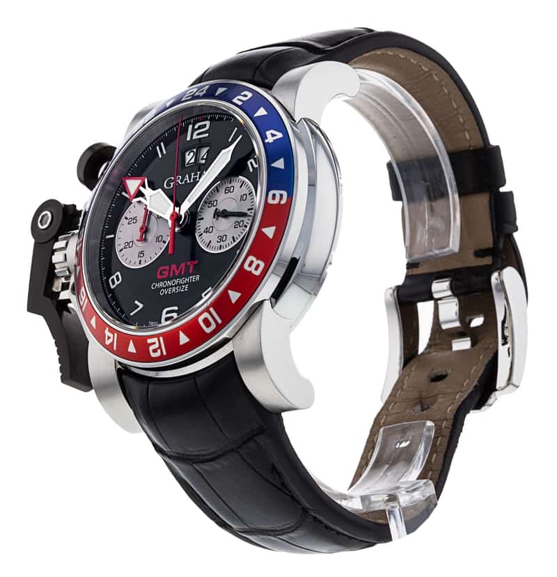 Graham Chronofighter Oversize GMT - Steel 20VHS.B39A